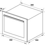 Tủ rượu âm 24 chai Hafele HW-G24A 538.11.800