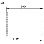 (116cm) Chậu bếp HAFELE đá 2 hố, 1 chờ 570.35.570 (Xám)