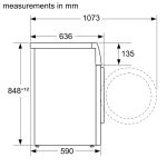(10kg) Máy giặt-sấy BOSCH Series 6 WDU28560GB (1400rpm)