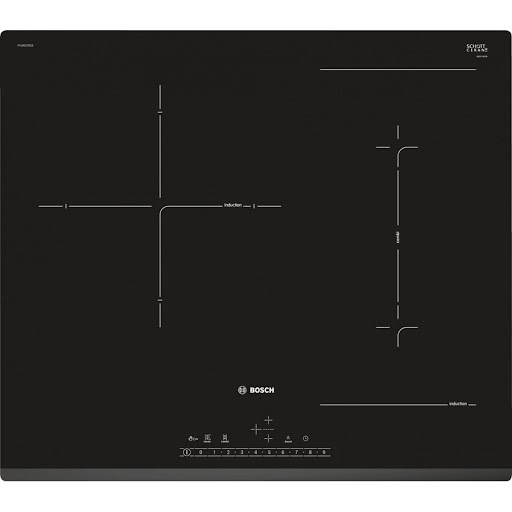 (60cm) Bếp từ BOSCH Series 6, 3 vùng nấu PVJ611FB5E