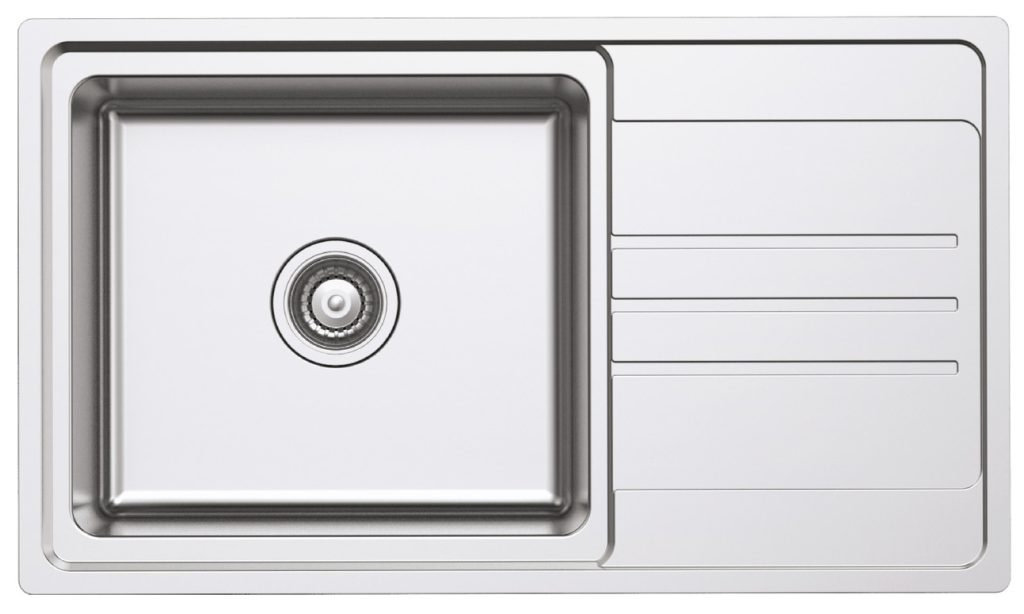 (86cm) Chậu bếp HAFELE inox304 1 hố, 1 chờ 567.20.266