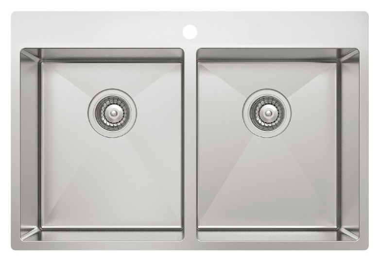 (88cm) Chậu bếp HAFELE inox304 2 hố 567.20.537