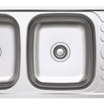 (120cm) Chậu bếp HAFELE inox304, 2 hố, 1 chờ 567.20.513