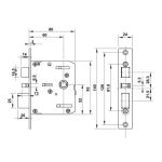Khóa điện tử thẻ từ – mã số Hafele DL7000 màu đen mờ 912.20.314 (+pin)