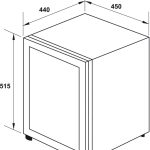 Tủ mát mini Hafele HC-M48G 568.30.301