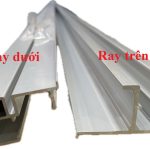 (Fold 20 VF) Cặp ray trượt trên và dưới HAFELE 401.30.608 cho tủ trượt xếp Slido Fold 20 VF