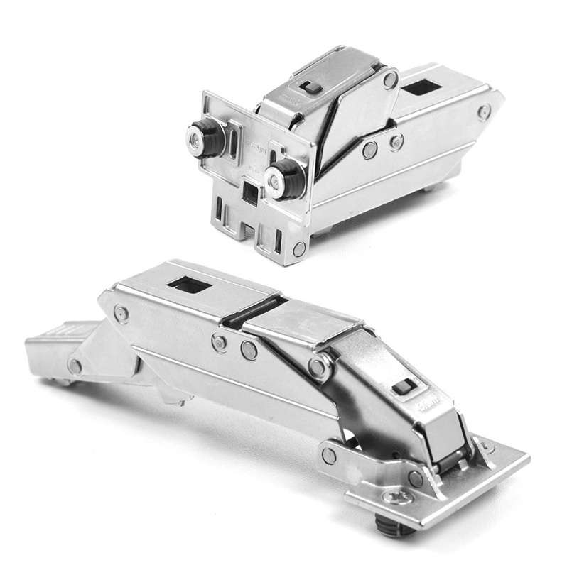 Bản lề Blum Clip-top giảm chấn 110 độ dành cho cánh mỏng 8-14mm 71B453T (kèm đế)
