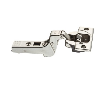 Bản lề Blum cong nhiều giảm chấn gỗ dày 71B9750-9350293 (kèm đế)