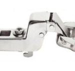 (18-32mm, SM) Bản lề tủ HAFELE cong nhiều, giảm chấn gỗ dày SM 315.08.852 (kèm đế)