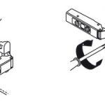 Bản lề cong vừa giảm chấn Hafele Metalla SM cho cửa khung nhôm 311.68.511 (kèm đế 311.71.540)