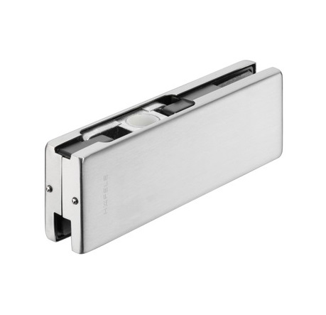 Kẹp kính trên Hafele inox mờ 981.00.010