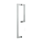 Tay nắm vuông cho cửa cabin tắm Hafele inox bóng 903.02.252