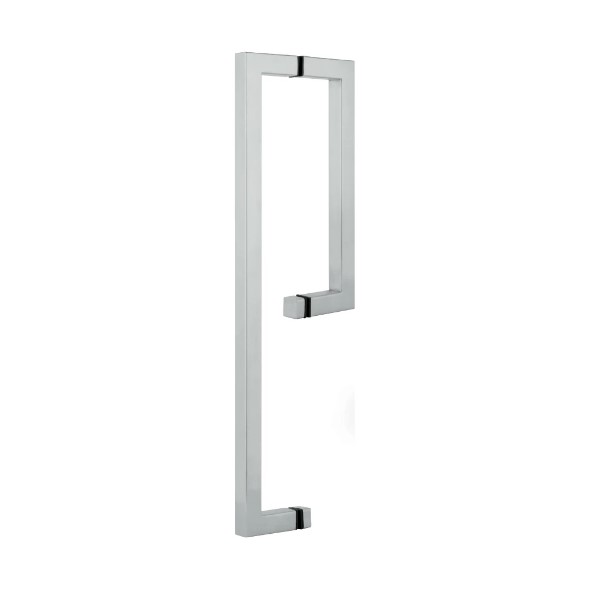 Tay nắm vuông cho cửa cabin tắm Hafele inox bóng 903.02.252