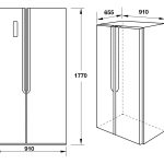 Tủ lạnh Side by Side Hafele 532L HF-SB5321FB 534.14.021