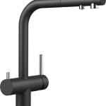Vòi bếp BLANCO 3 đường nước FONTAS II ALU ANTHRACITE 523130 (Đen)