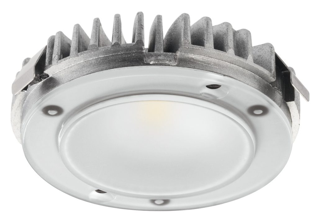 Bộ đèn LED downlight 12V Loox5 2025, F65mm Hafele 833.72.351 3000K (nắp 833.72.126, dây 833.95.788)