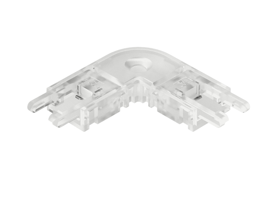 Kẹp nối góc cho 2 dải đèn LED Loox5 dây 8mm 12V/24V Hafele 833.89.187