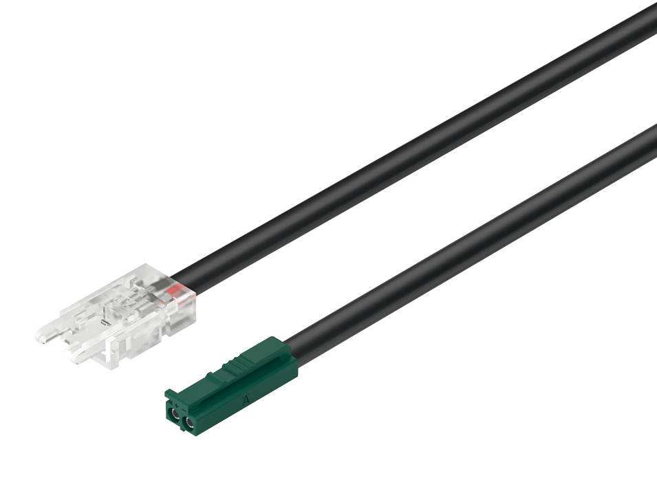 Bộ dây đôi nối Loox5 LED 24V, trip 8mm Hafele 833.95.706 (2000mm)