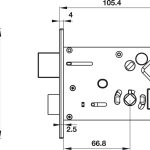(120mm, Chống cháy) Khoá điện tử vân tay HAFELE EL7800 PLUS 912.20.569 (màu đen)