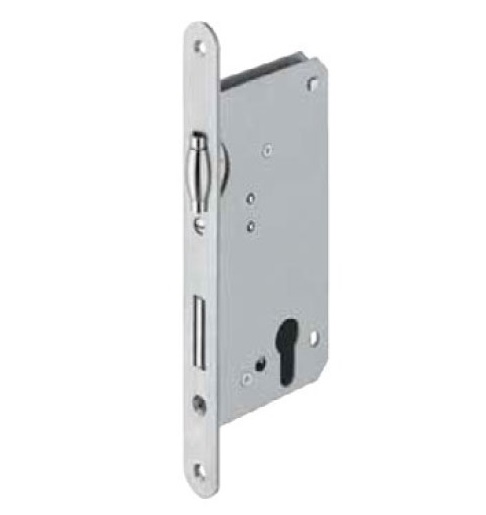 Thân khóa con lăn tròn BS55mm CC72mm 911.24.032 (Inox mờ)