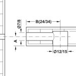 Ốc cam liên kết MINIFIX 15 không vành HAFELE 262.26.533
