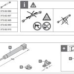 Pittong đẩy cánh tủ Hafele 373.82.910 (150N)