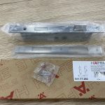 Thân khóa lưỡi gà cho cửa đố nhỏ BS30mm CC92mm HAFELE 911.77.260 (Inox mờ)