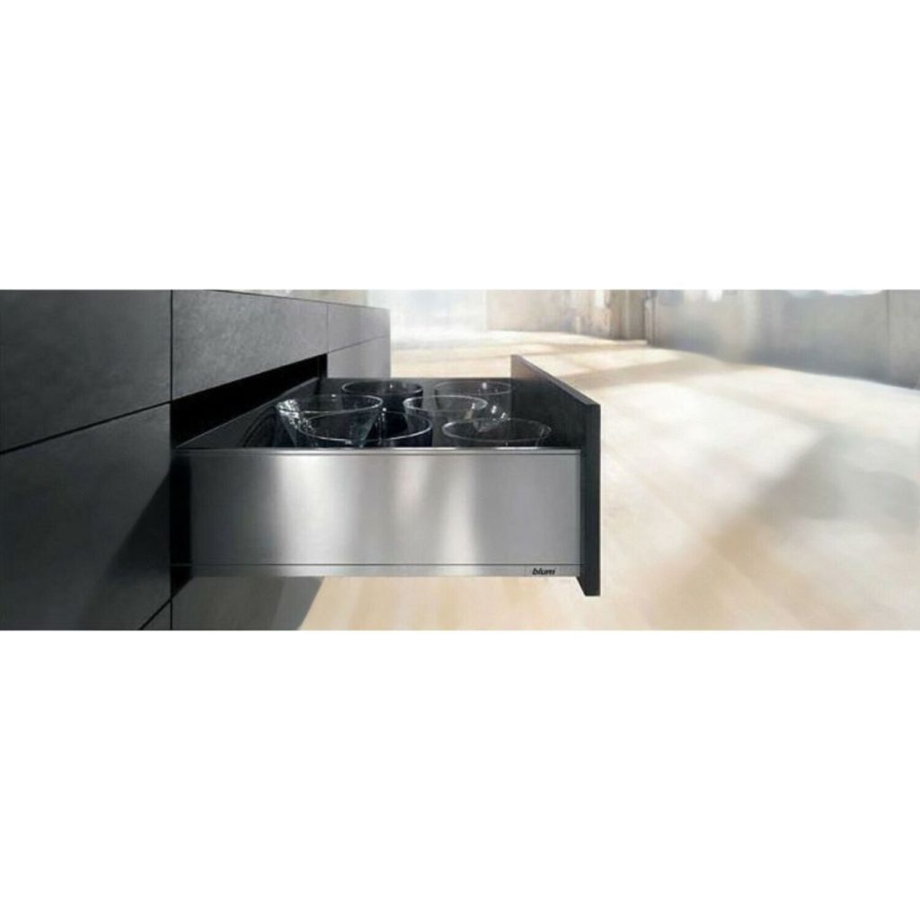 Ray hộp Legrabox inox chiều cao F 241mm 40kg Blum 9425511 (F inox)