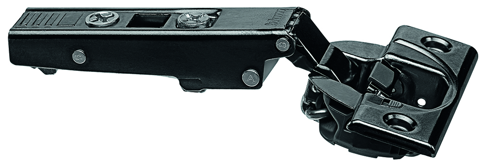 (Đen, trùm ngoài) Bản lề BLUM tích hợp giảm chấn CLIP top BLUMOTION, 107 độ 75B1550 4518926