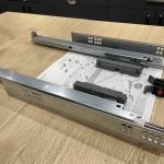 (Nhấn mở, 500mm) Bộ ray trượt âm BLUM nhấn mở 560F5000C 5915515 (Nêm+cam)