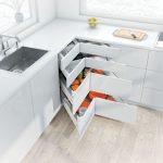 Ngăn kéo góc Space corner Tandembox X1 cao M 83mm 50 kg Blum 3834919 4598906 (50kg)