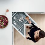 Ngăn kéo góc Space corner Tandembox X1 cao M 83mm 50 kg Blum 3834919 4598906 (50kg)