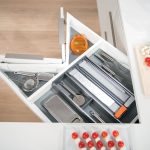 Ngăn kéo góc Space corner Tandembox X1 cao M 83mm 50 kg Blum 3834919 4598906 (50kg)