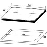 (77cm) Bếp từ HAFELE 3 vùng nấu HC-IF77D 536.61.665