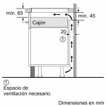 (60cm) Bếp từ BOSCH Series 6, 3 vùng nấu PIJ651FC1E
