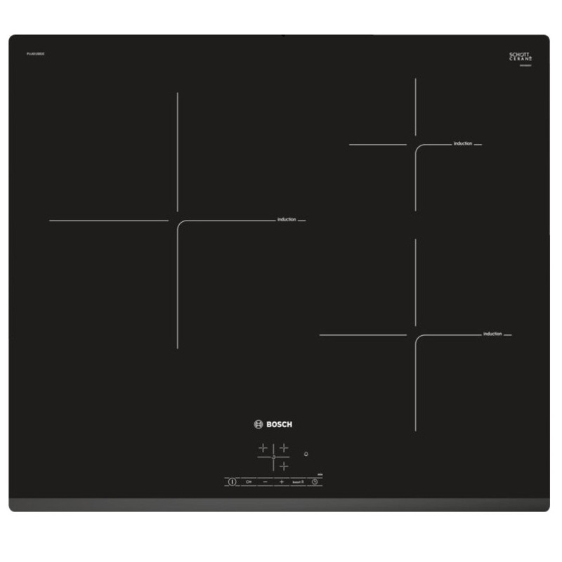 (60cm,4.6kW) Bếp từ BOSCH Series 4 PUJ631BB2E, 3 vùng nấu