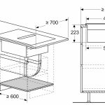 (71cm) Bếp từ tích hợp hút mùi BOSCH Series 6, 4 vùng nấu PVQ731F15E