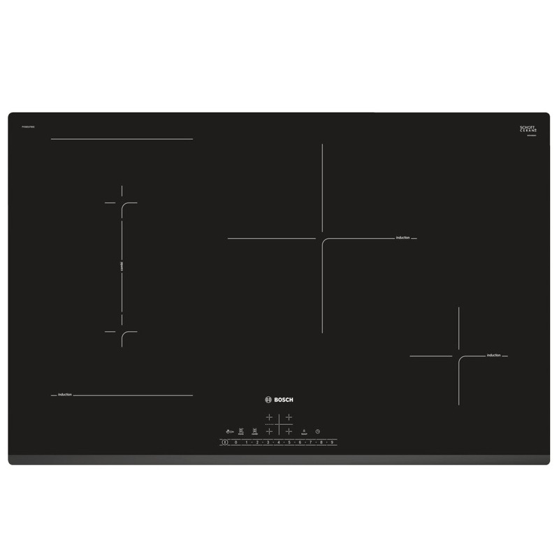 (80cm,7.4kW) Bếp từ BOSCH Series 6 PVS831FB5E, 4 vùng nấu