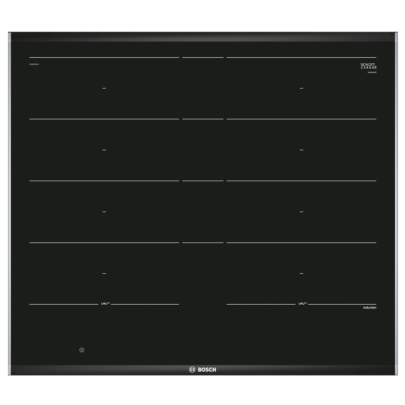 (60cm,7.4kW) Bếp từ BOSCH Series 8, PXY675DC1E 4 vùng nấu