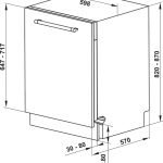 Máy rửa HAFELE âm toàn phần, HDW-FI60D 533.23.320 (EfficentDry)