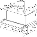 (70cm, R) Hút mùi HAFELE rút HH-SG70A 533.89.021 (800m3/h)