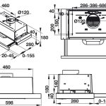 (60cm, R) Hút mùi HAFELE rút HH-TI60D 539.81.083 (500m3/h)