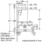 (60cm, R) Hút mùi BOSCH rút Series 8 DFS067K51 (717m3/h)