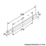 (60cm, R) Hút mùi BOSCH rút Series 4 DFT63AC50 (368m3/h)