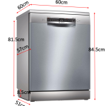 Máy rửa bát BOSCH Series 8 độc lập, SMS8TCI01E (PerfectDry, EfficentDry)