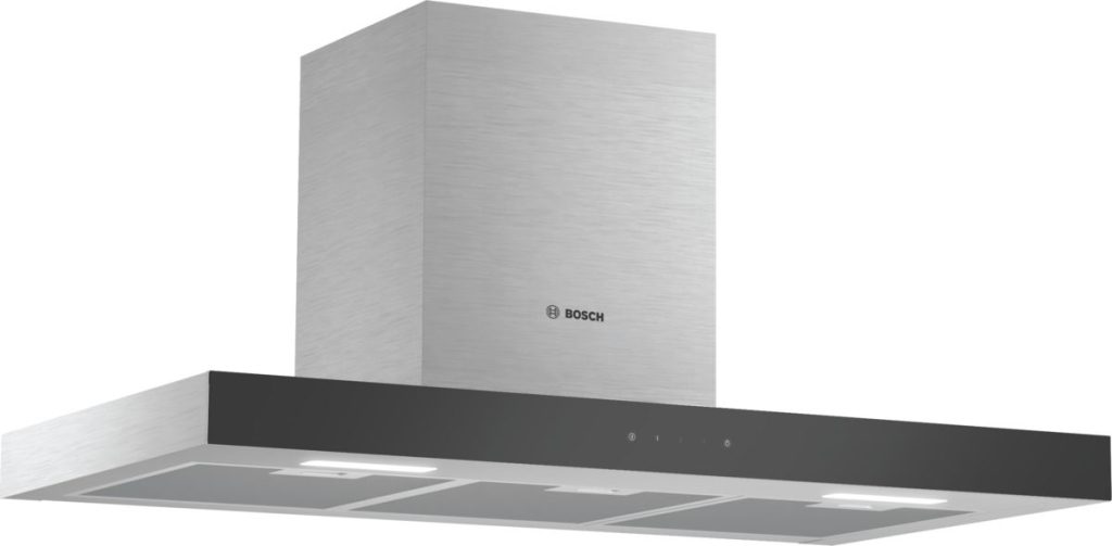 (90cm, T) Hút mùi BOSCH gắn tường chữ T Series 4 DWBM98G50B (800m3/h)