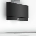 (90cm, G) Hút mùi BOSCH kính thằng gắn tường Series 8 DWF97RV60B (717m3/h)