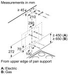 (80cm, N) Hút mùi BOSCH kính nghiêng Series 2 DWK87EM60B (669m3/h)