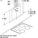 (80cm, N) Hút mùi BOSCH kính nghiêng Series 2 DWK87EM60B (669m3/h)