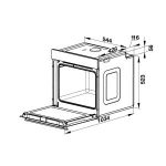 (65L) Lò nướng HAFELE HO-K60B 534.05.581 (500 Series, Gia nhiệt đối lưu)